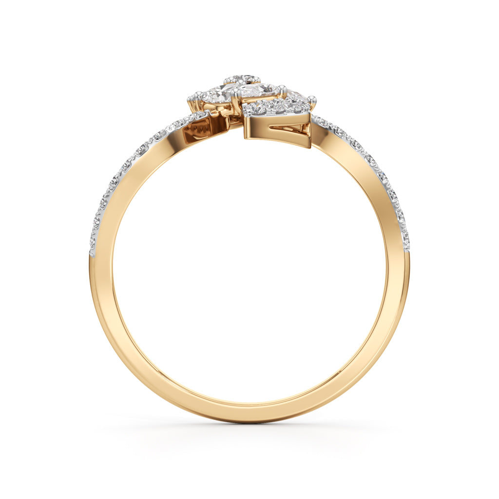 Celestia Bloom Diamond Statement Ring
