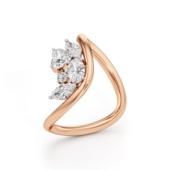 Celestia Crown Accent Ring