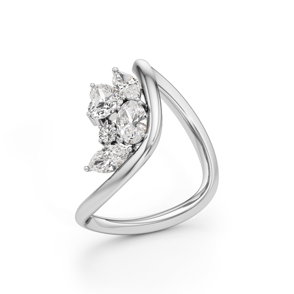 Celestia Crown Accent Ring
