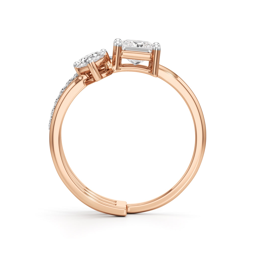 Aurora DualStone Designer Ring