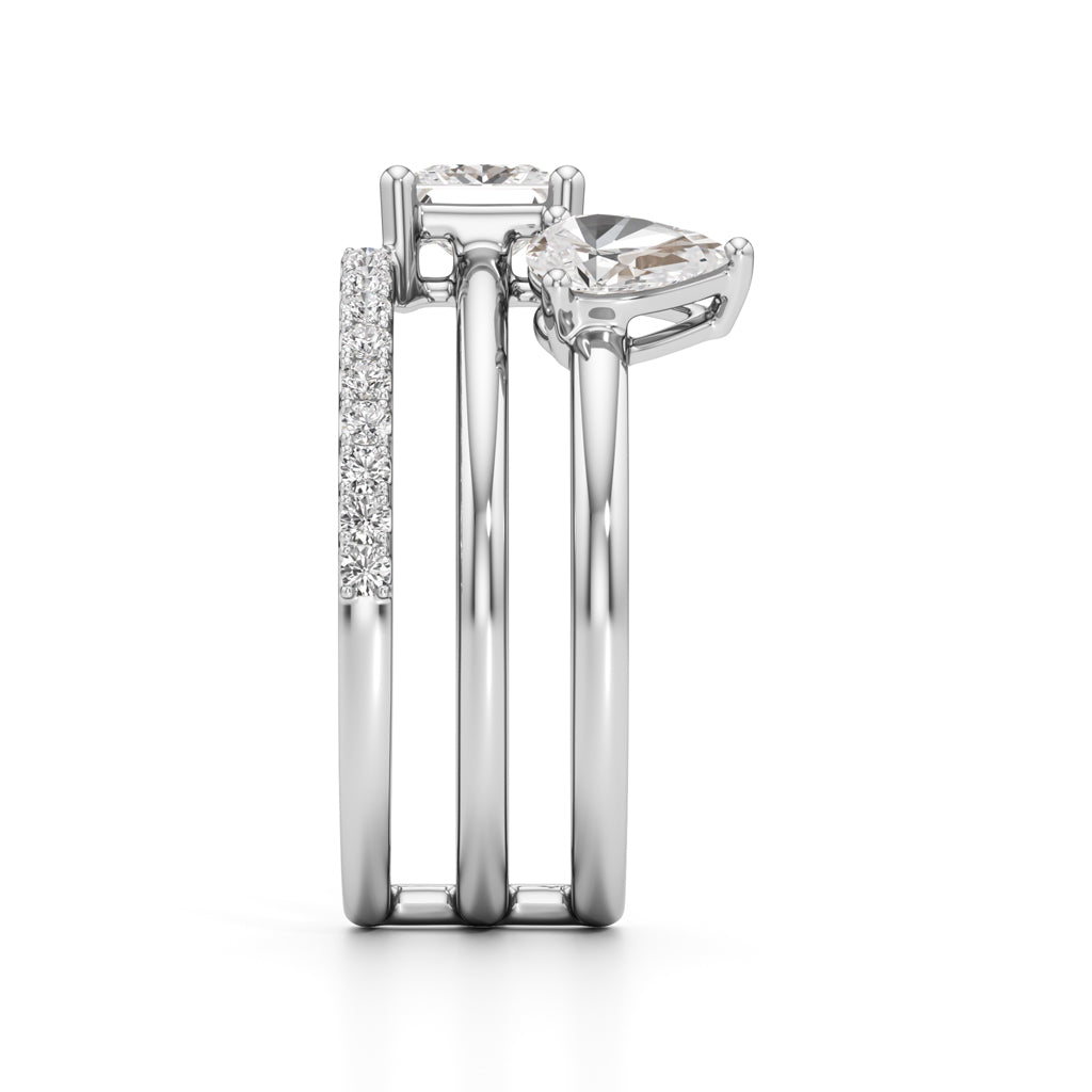 Aurora DualStone Designer Ring