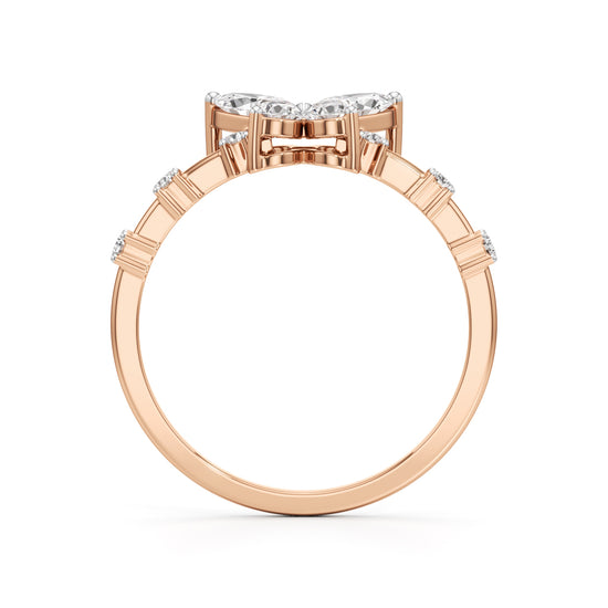 Papillon Sparkle Diamond Butterfly Ring