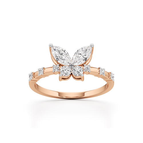 Papillon Sparkle Diamond Butterfly Ring