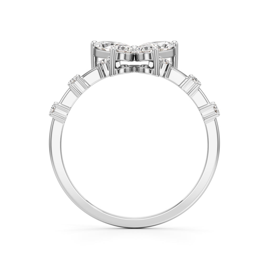 Papillon Sparkle Diamond Butterfly Ring