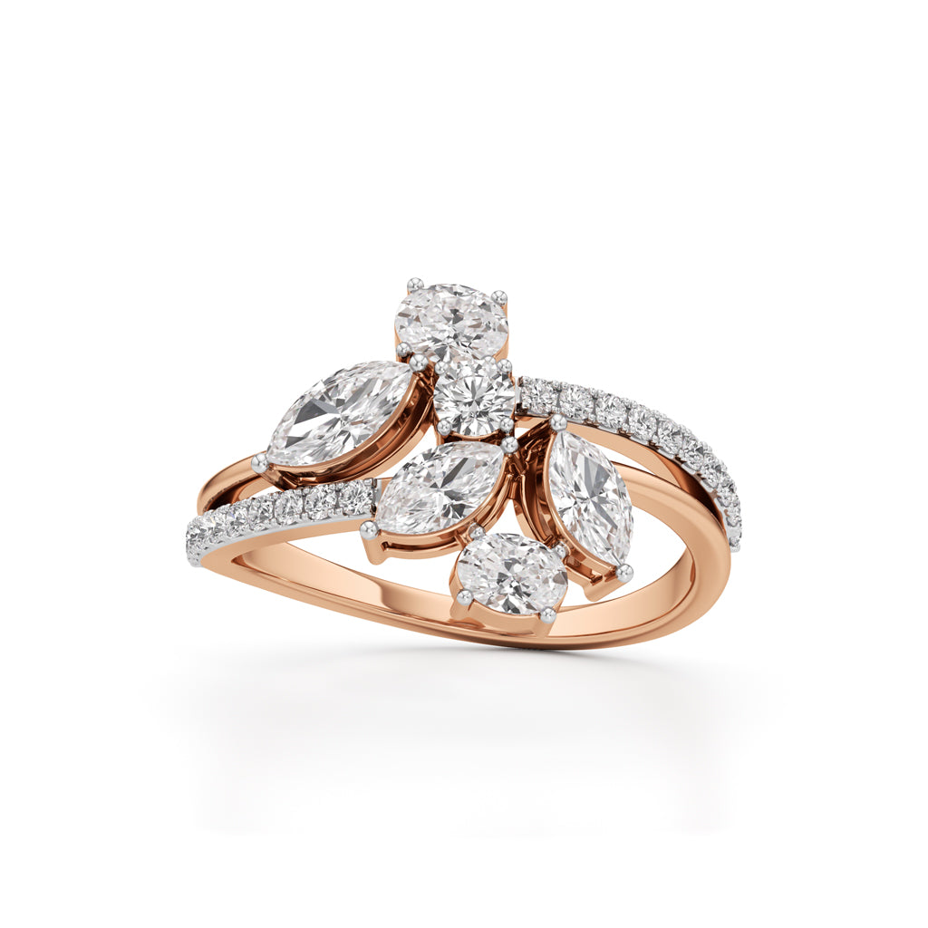 Marquise Muse Diamond Bloom Ring