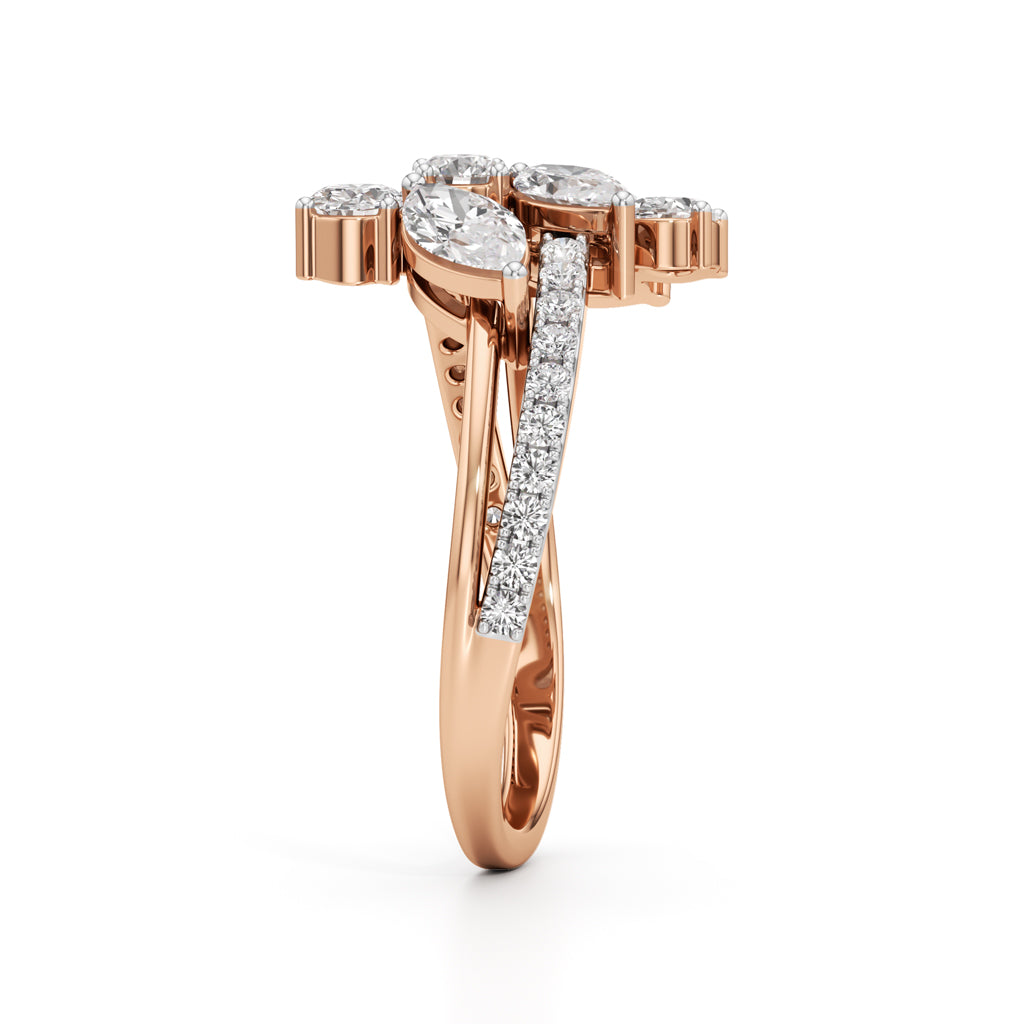 Marquise Muse Diamond Bloom Ring