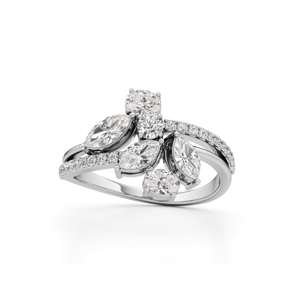 Marquise Muse Diamond Bloom Ring