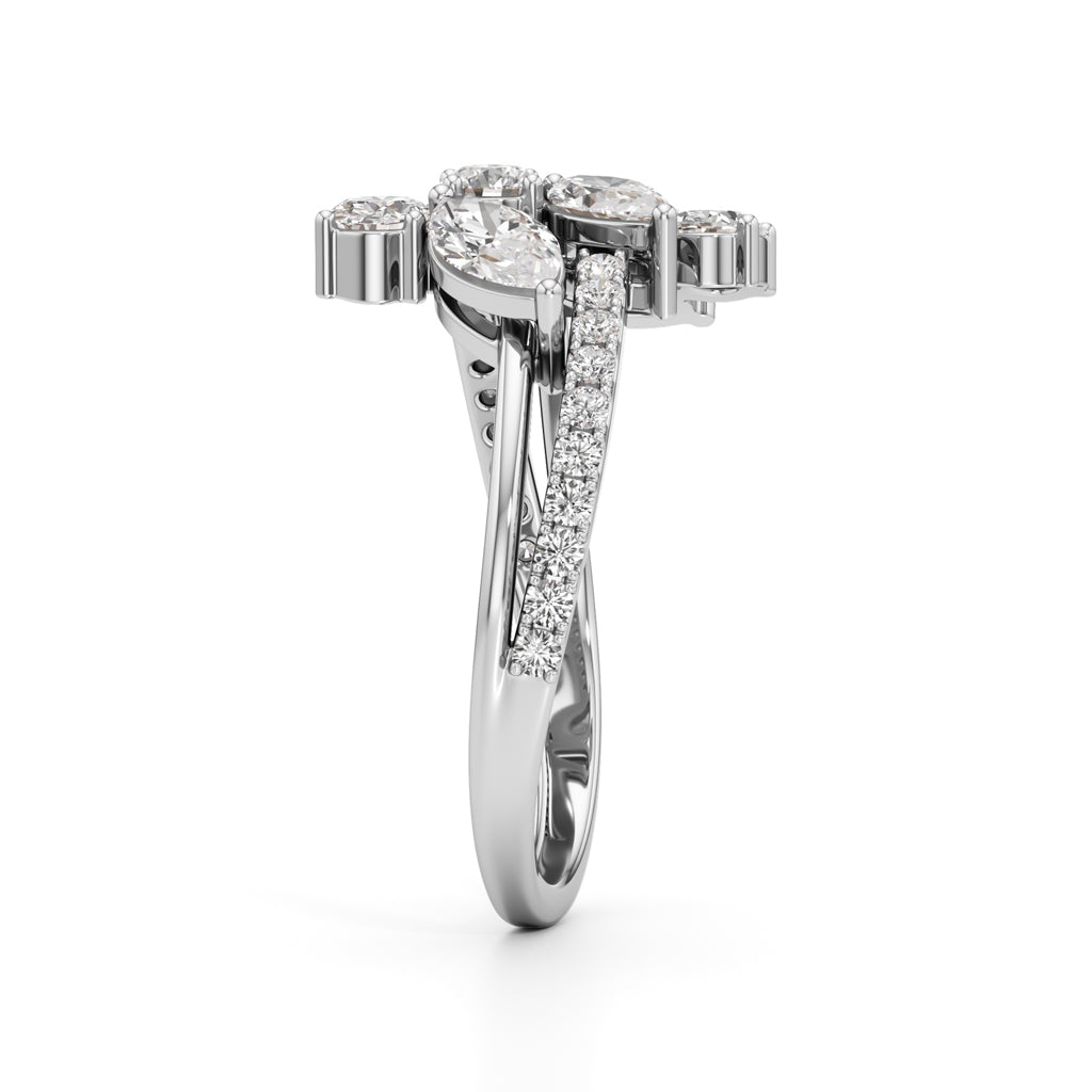 Marquise Muse Diamond Bloom Ring