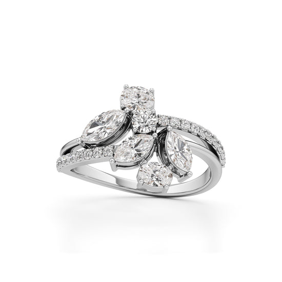 Marquise Muse Diamond Bloom Ring
