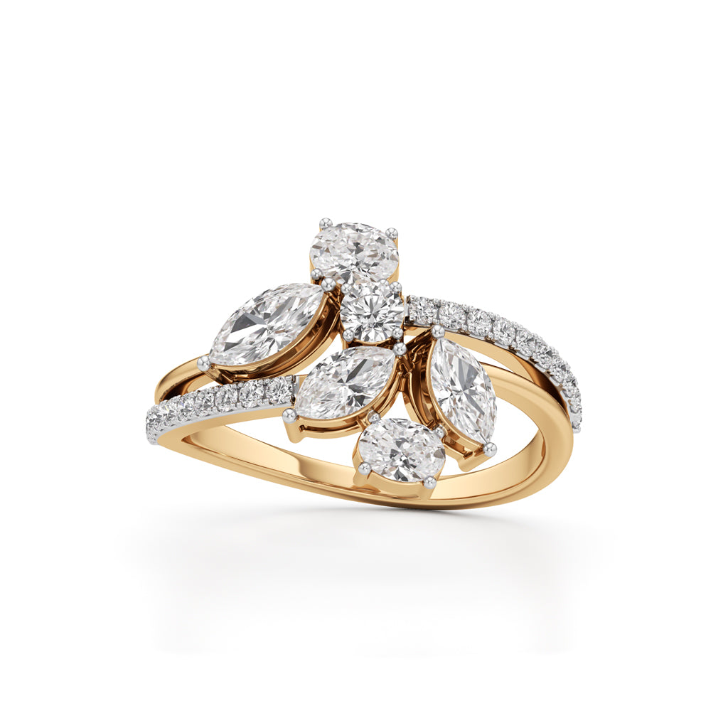 Marquise Muse Diamond Bloom Ring