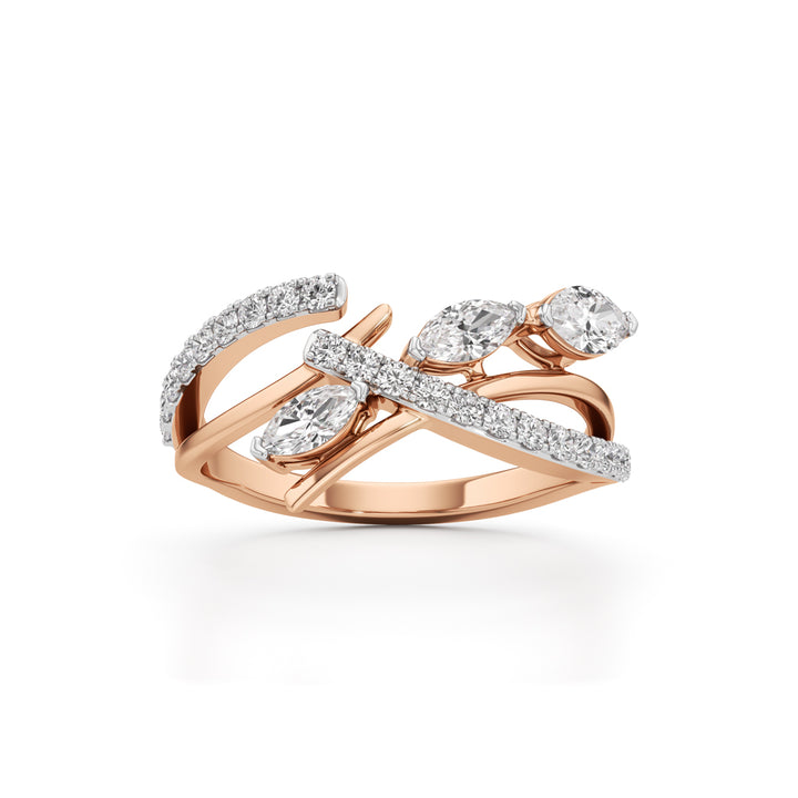 Celestia Marquise Cluster Diamond Ring