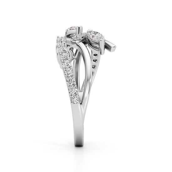 Celestia Marquise Cluster Diamond Ring