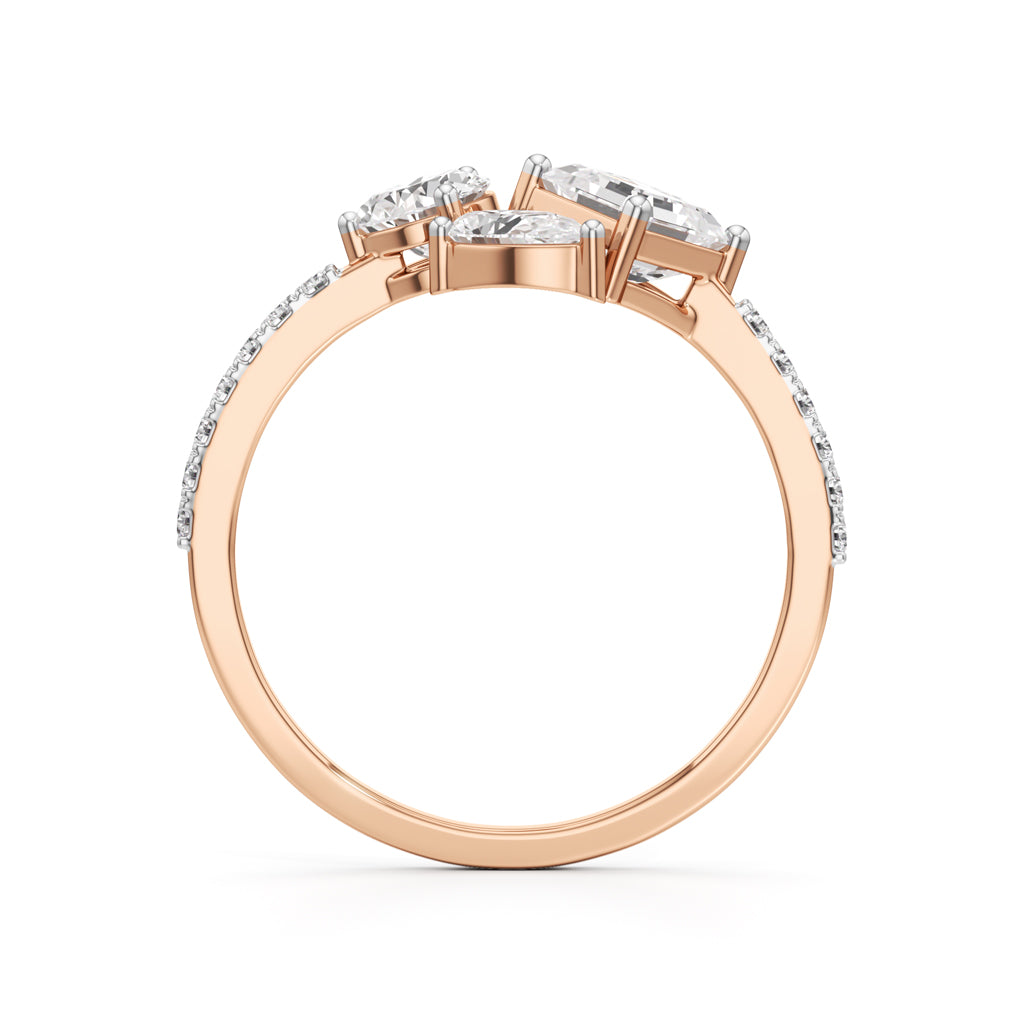 Celestia Triforme Diamond Ring