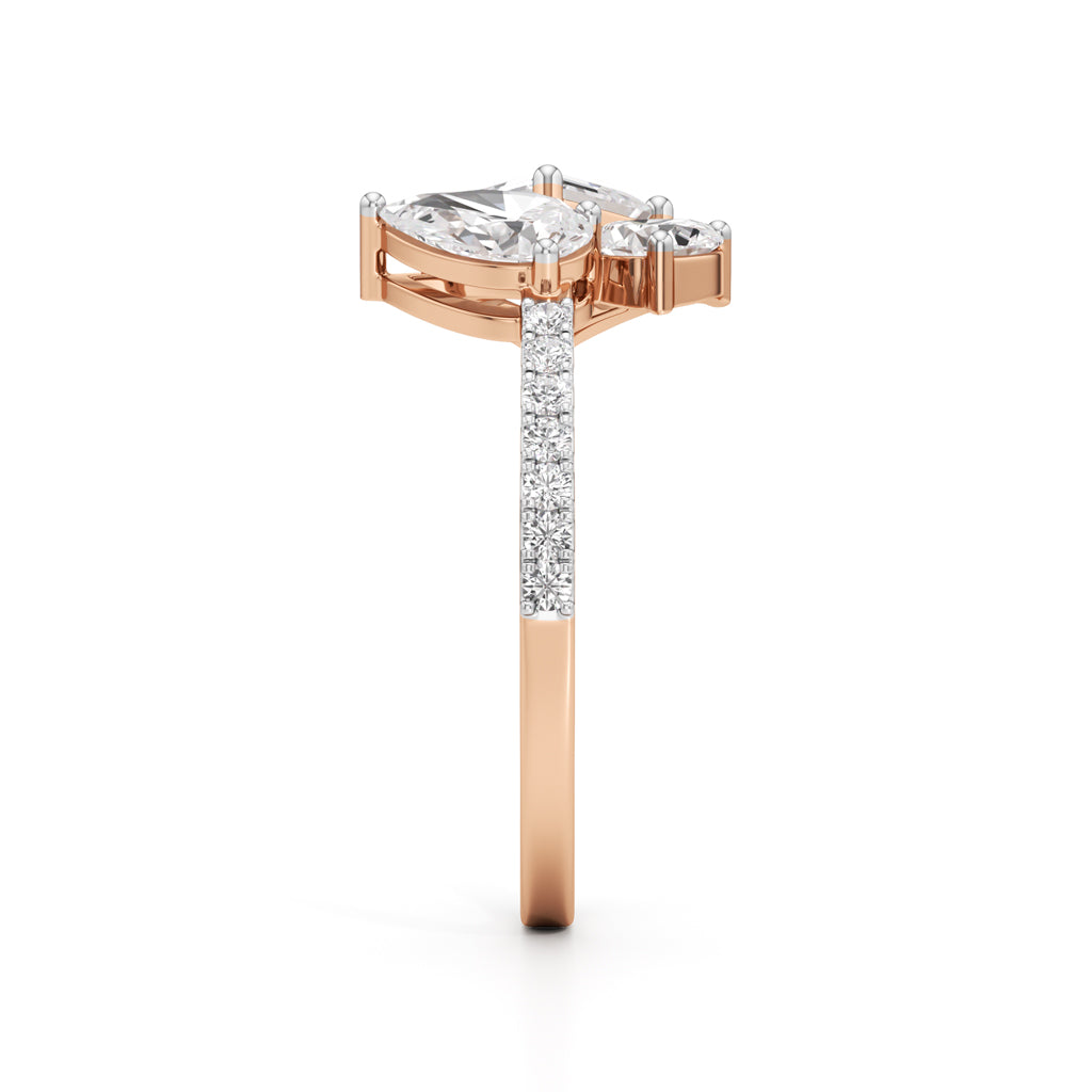 Celestia Triforme Diamond Ring