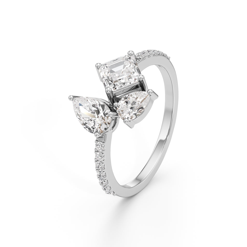 Celestia Triforme Diamond Ring