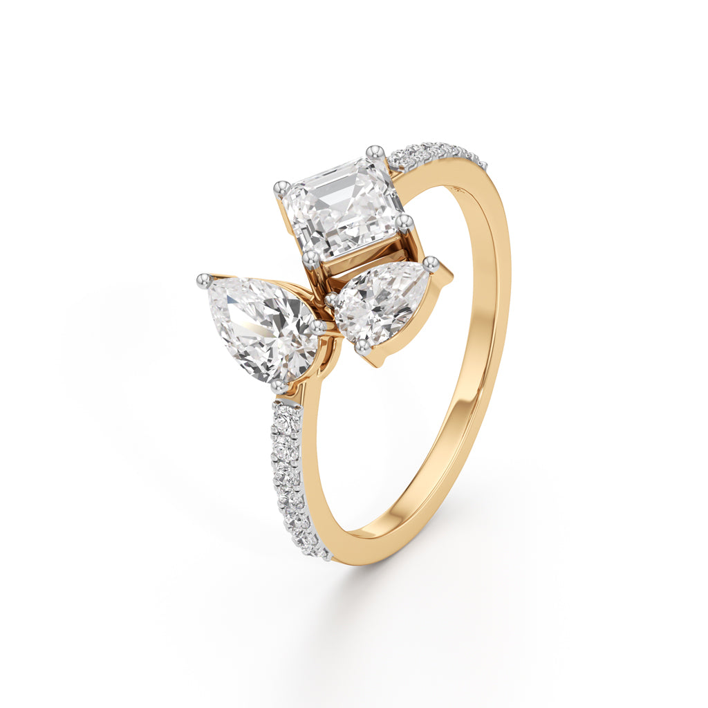 Celestia Triforme Diamond Ring