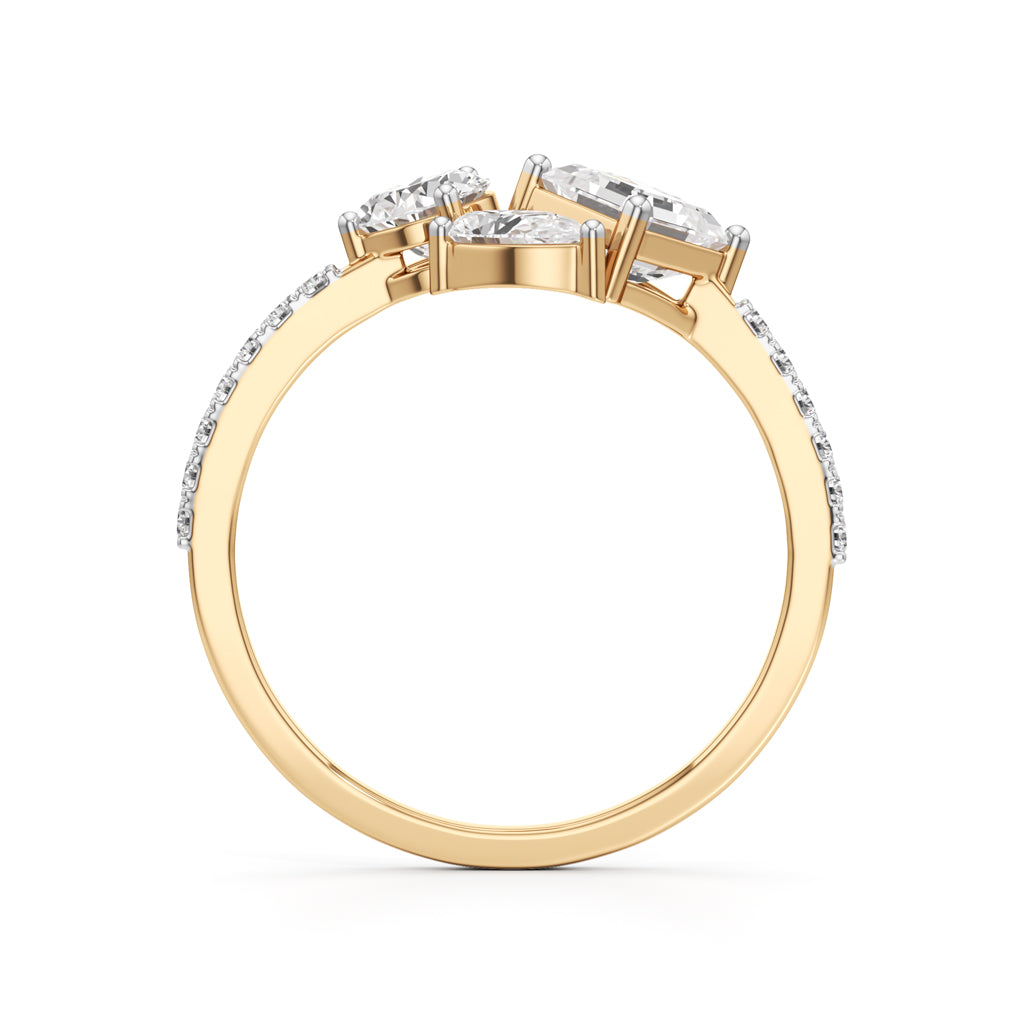Celestia Triforme Diamond Ring