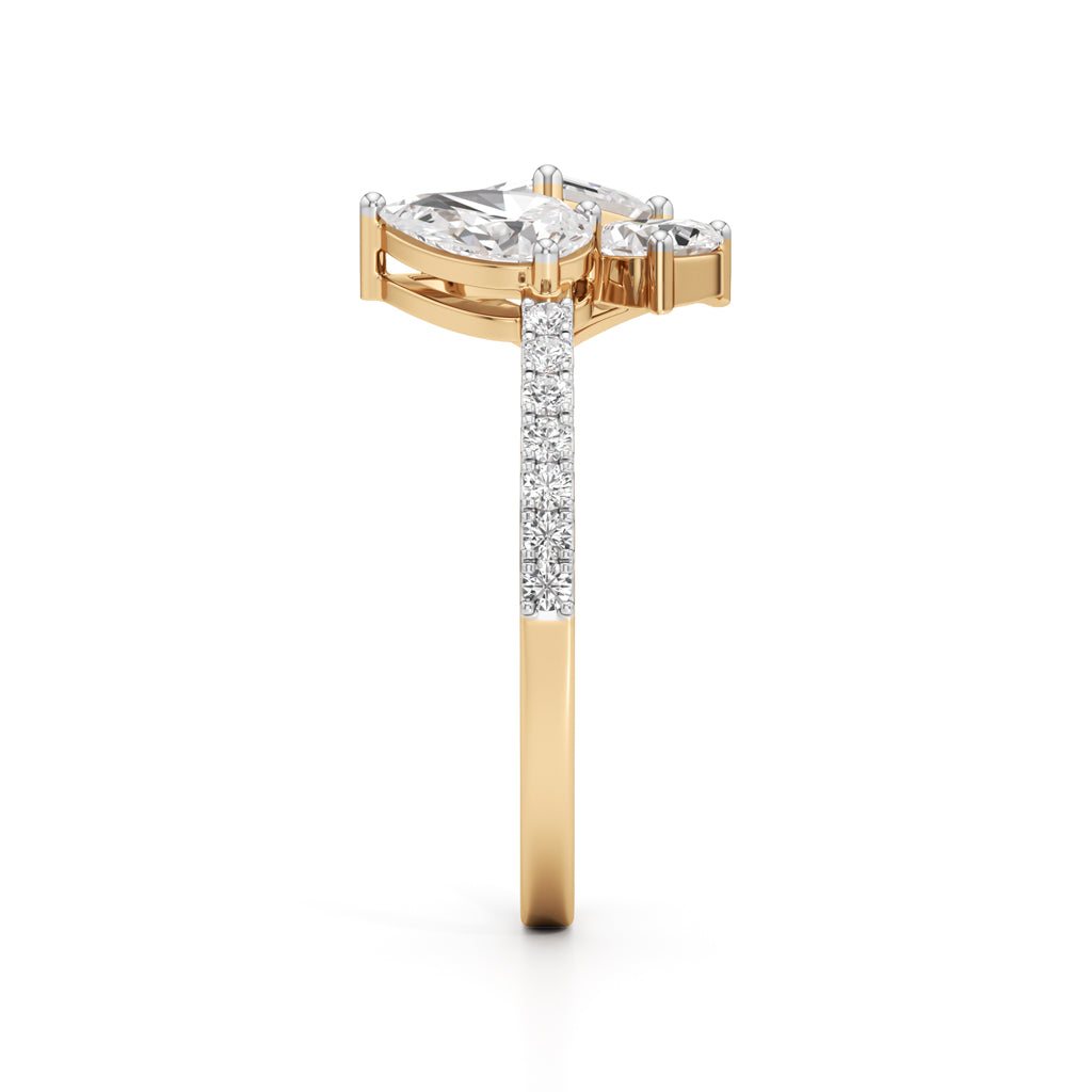 Celestia Triforme Diamond Ring