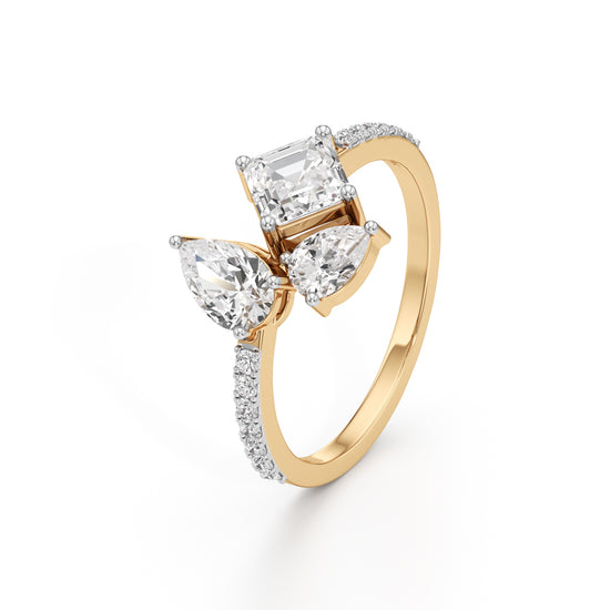 Celestia Triforme Diamond Ring