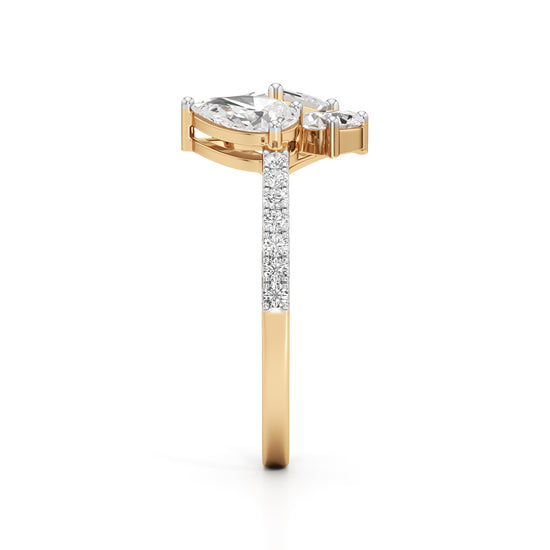 Celestia Triforme Diamond Ring