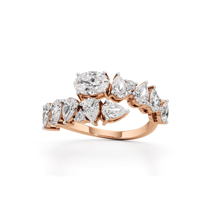 Celestia Cluster-Set Diamond Ring
