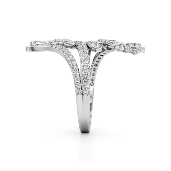 Aurora Vine MultiBand Ring