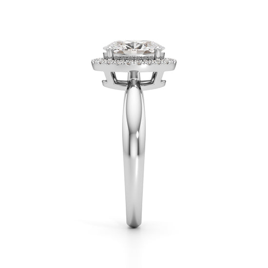 Aurielle Oval Halo Ring