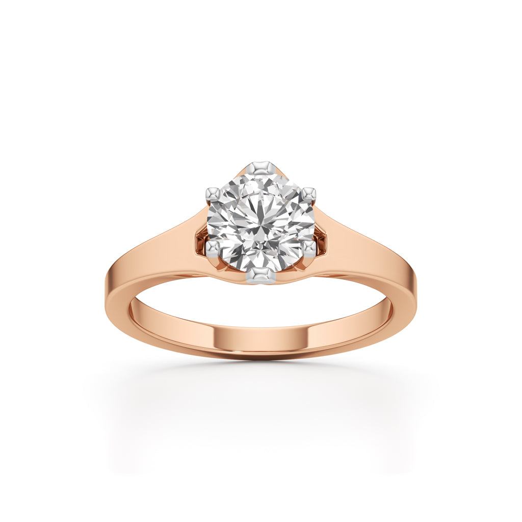 Celestia Solitaire Grace Ring