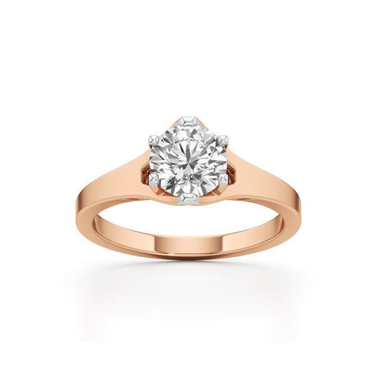 Celestia Solitaire Grace Ring