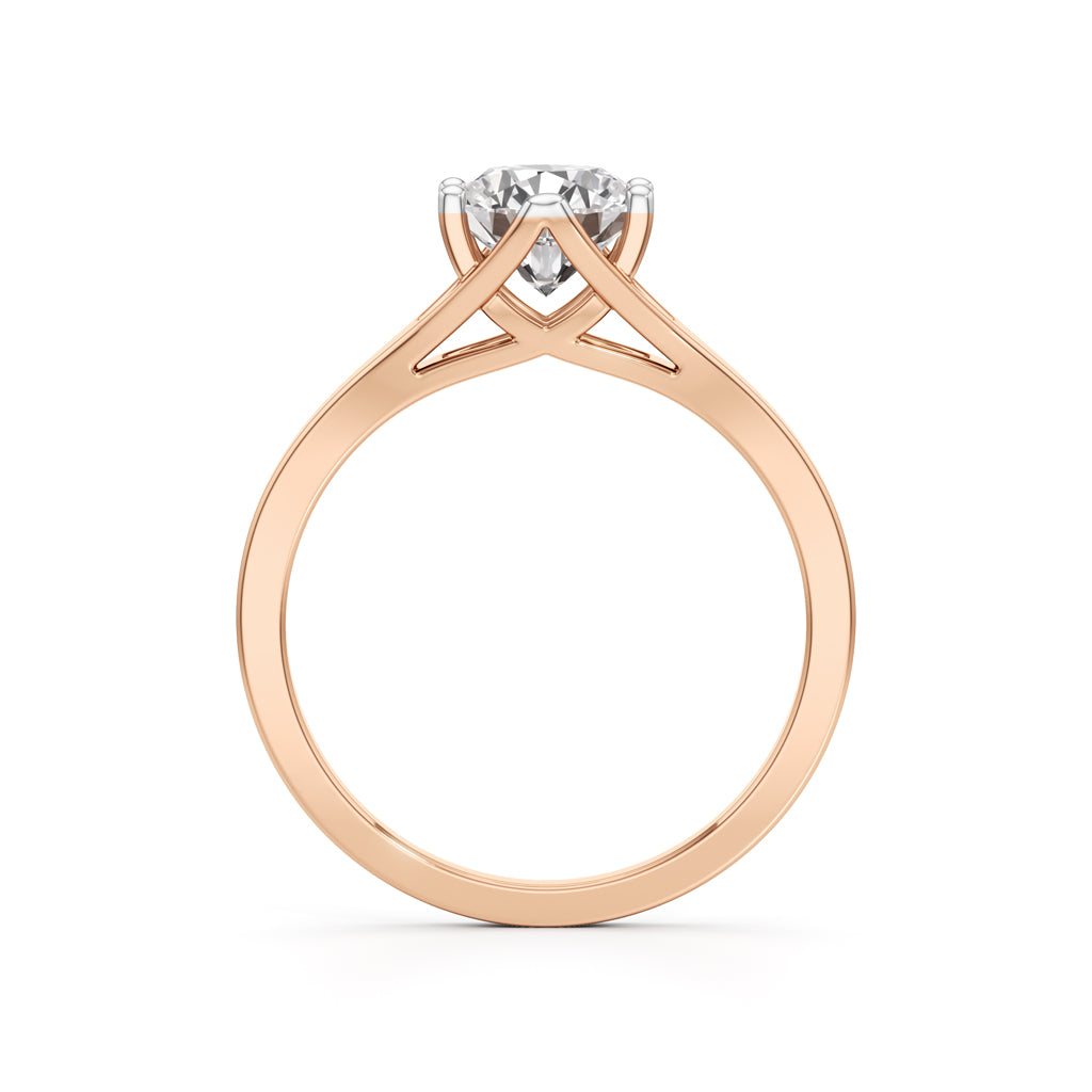 Celestia Solitaire Grace Ring