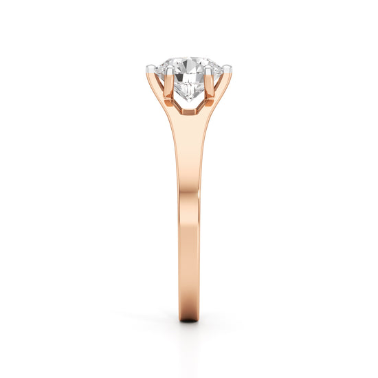 Celestia Solitaire Grace Ring