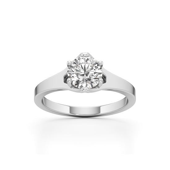 Celestia Solitaire Grace Ring