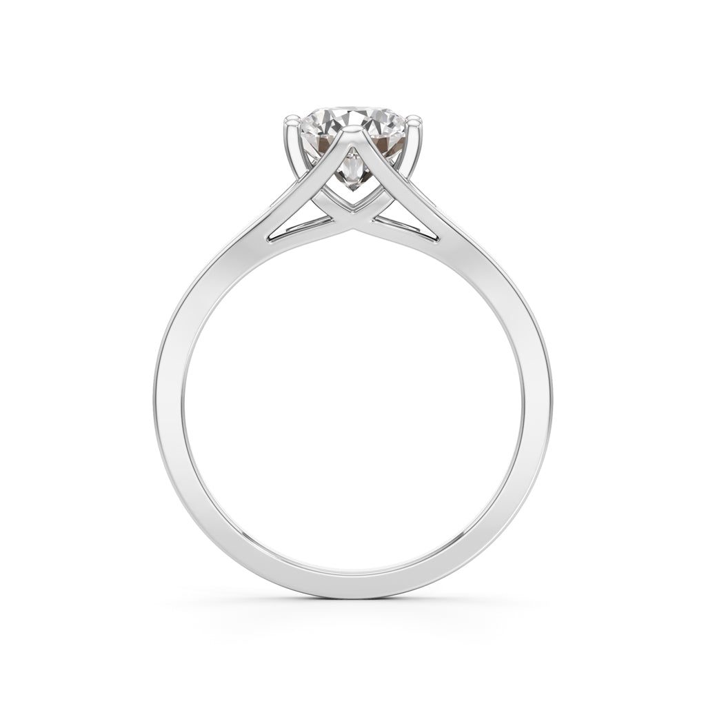 Celestia Solitaire Grace Ring
