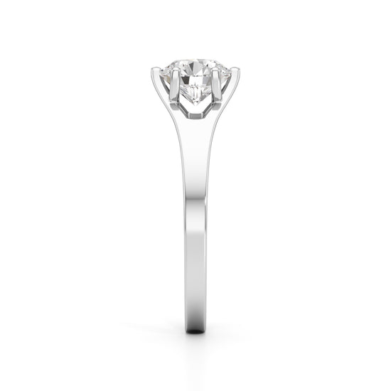 Celestia Solitaire Grace Ring