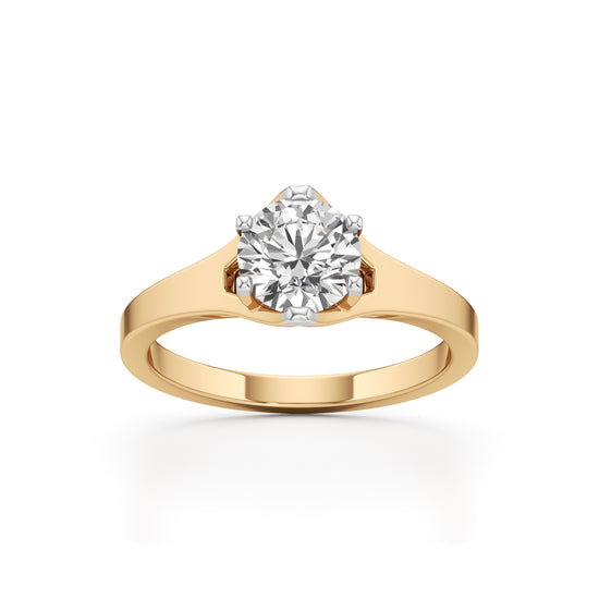 Celestia Solitaire Grace Ring