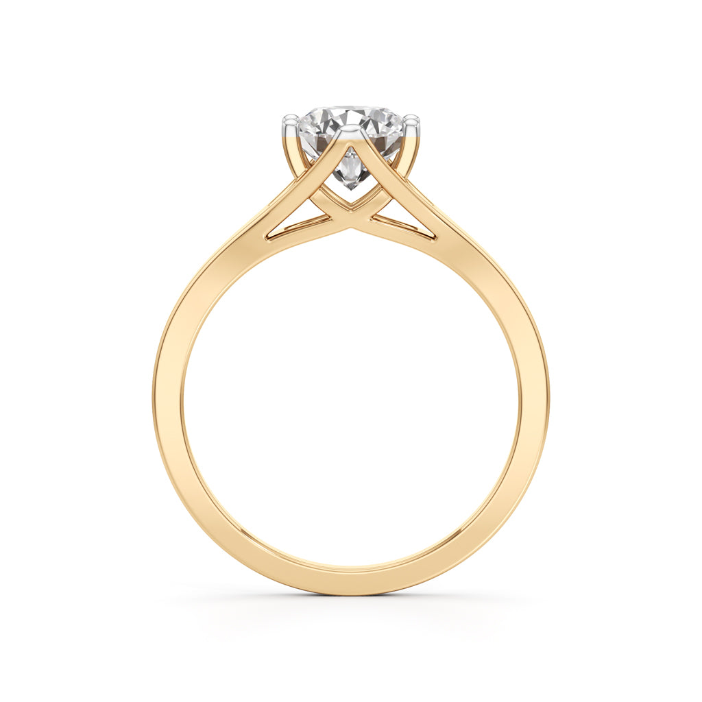 Celestia Solitaire Grace Ring