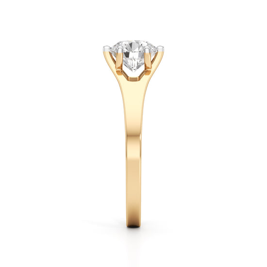 Celestia Solitaire Grace Ring