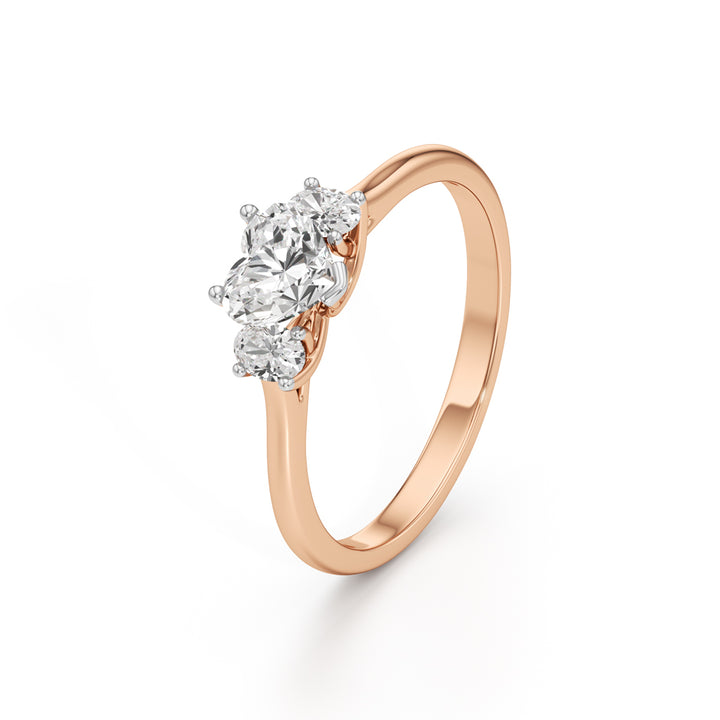 Elysia Heart Trilogy Ring