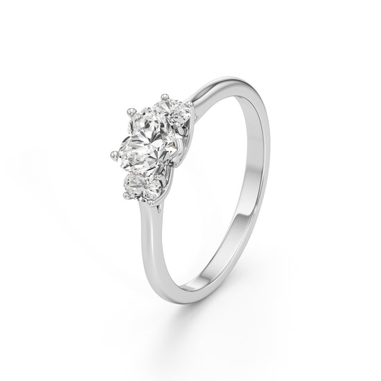 Elysia Heart Trilogy Ring