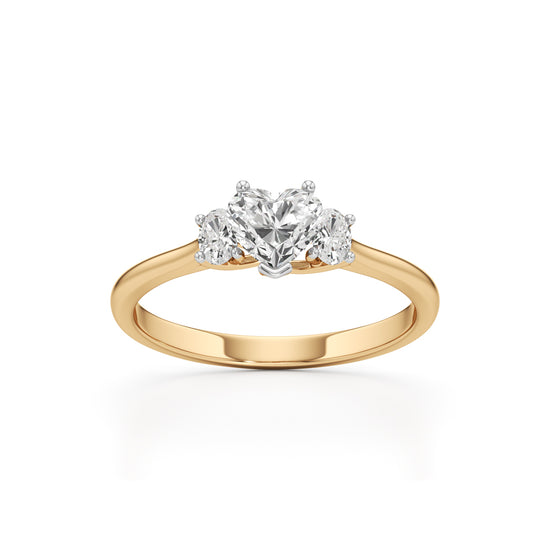 Elysia Heart Trilogy Ring