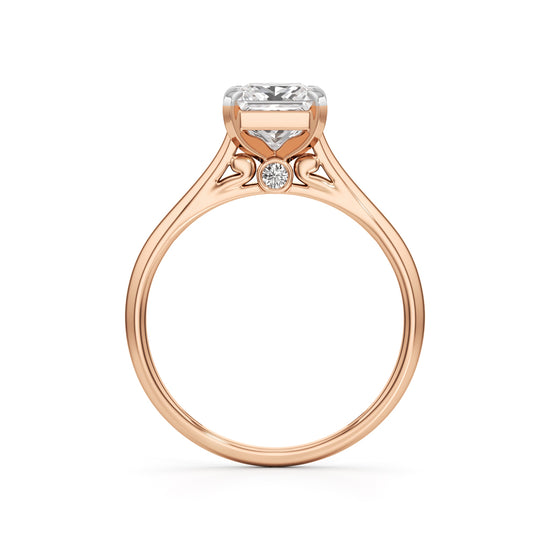 Royal Radiance PrincessCut Solitaire Ring