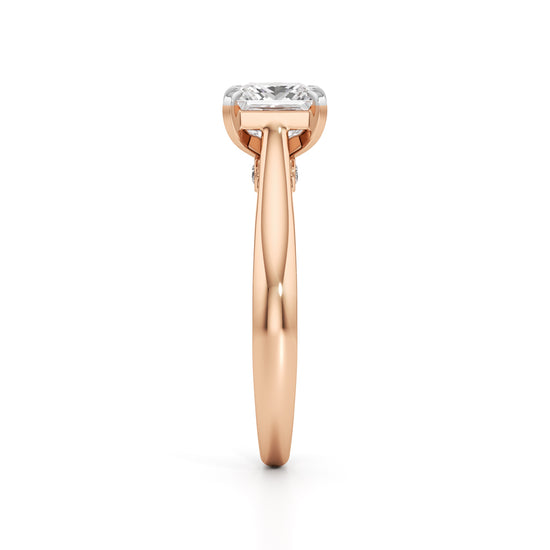 Royal Radiance PrincessCut Solitaire Ring