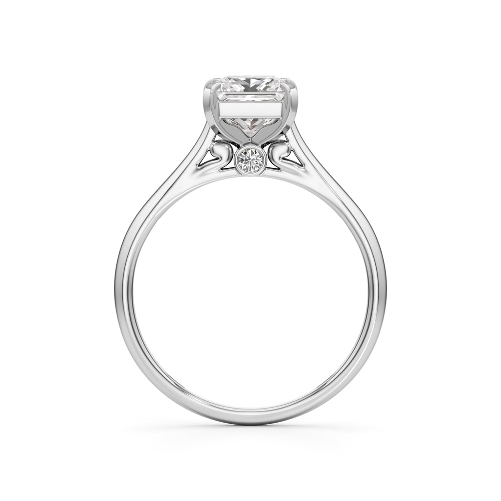 Royal Radiance PrincessCut Solitaire Ring