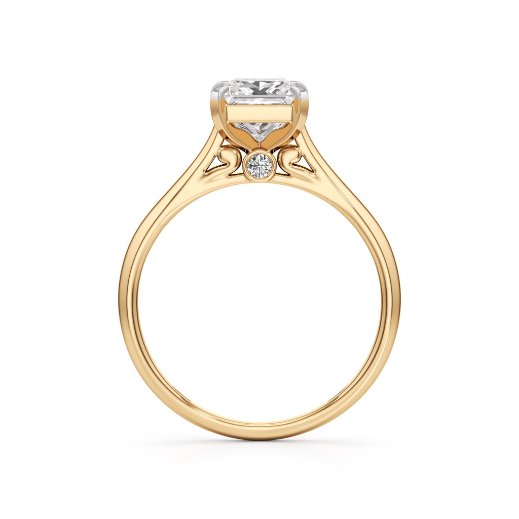 Royal Radiance PrincessCut Solitaire Ring