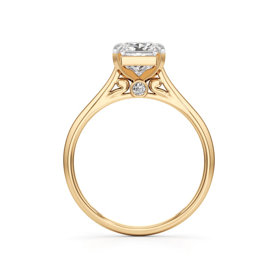 Royal Radiance PrincessCut Solitaire Ring