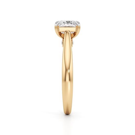 Royal Radiance PrincessCut Solitaire Ring