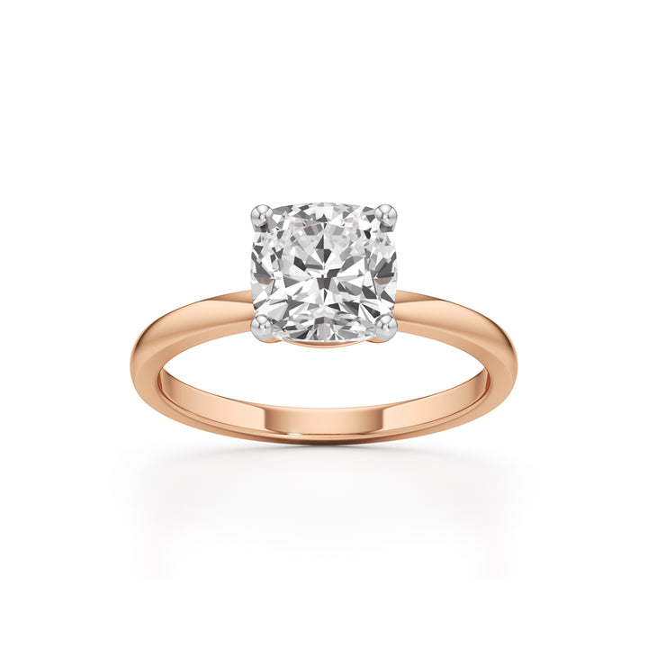 Eterna Cushion Solitaire Ring
