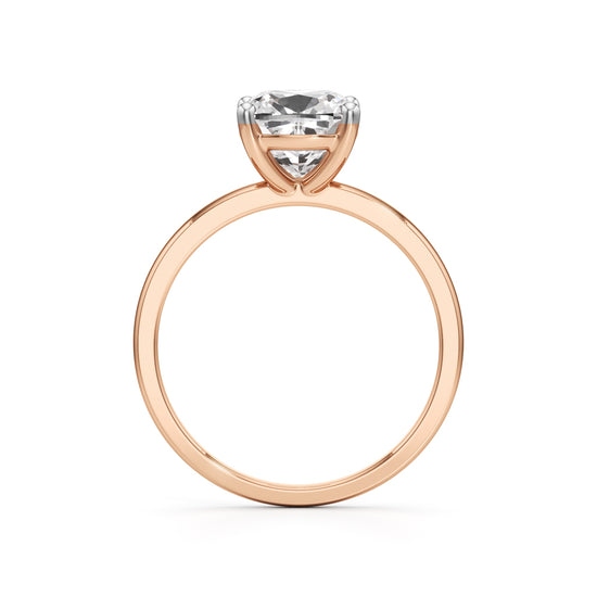 Eterna Cushion Solitaire Ring