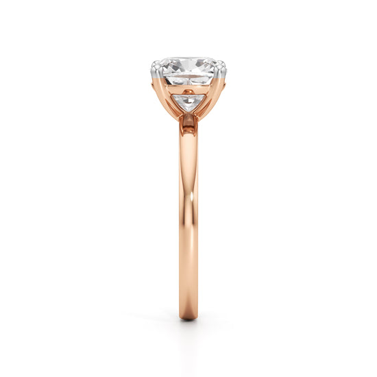 Eterna Cushion Solitaire Ring