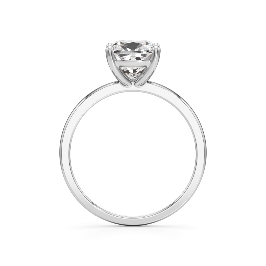 Eterna Cushion Solitaire Ring